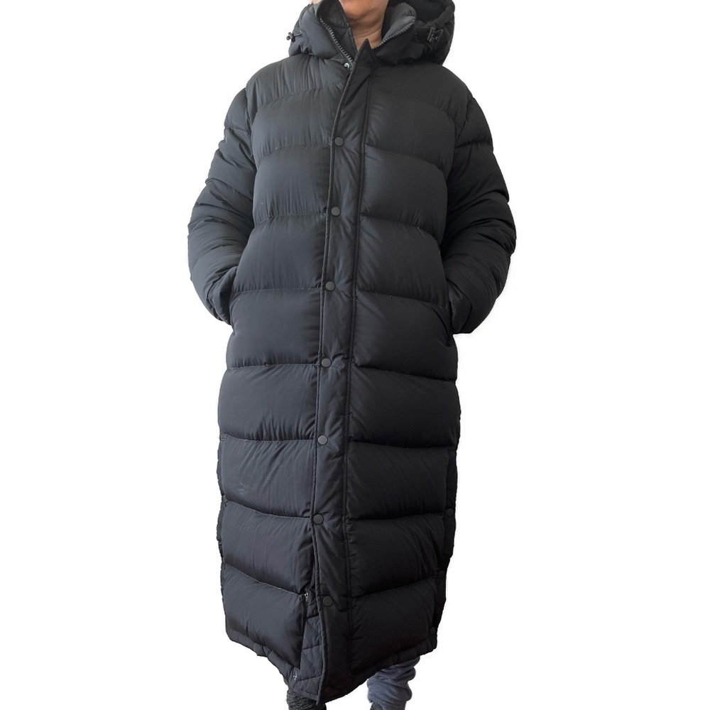Black Aritzia TNA Super Puff Long Coat